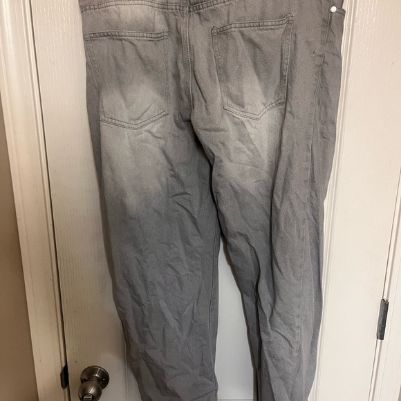 Boohoo Men Relaxed Fit Jeans - Gray - Picture 3 of 5